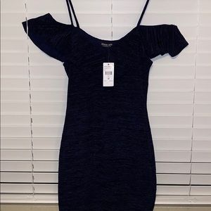 Navy blue mini dress
